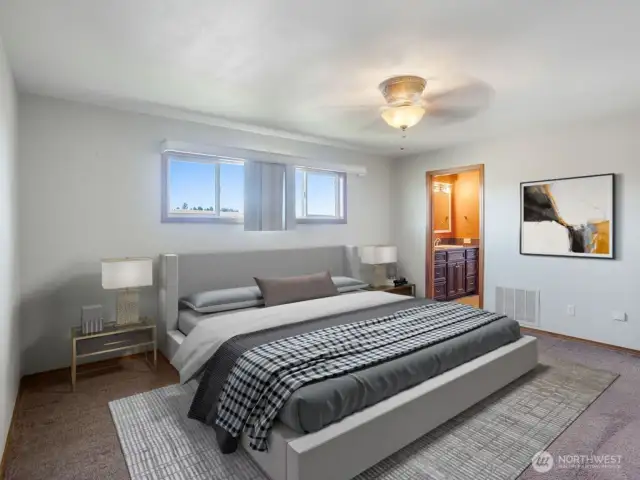 Primary Bedroom- Virtually Staged