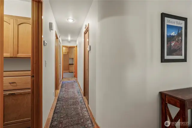 View of hall from great room