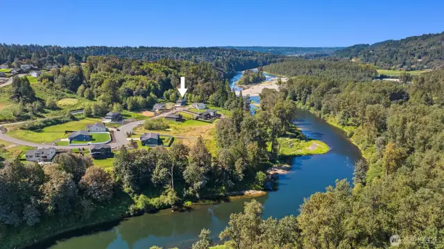 Nestled on the banks of the Snoqualmie River