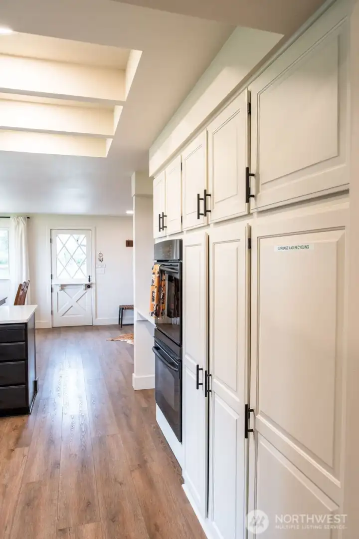 Built in kitchen storage