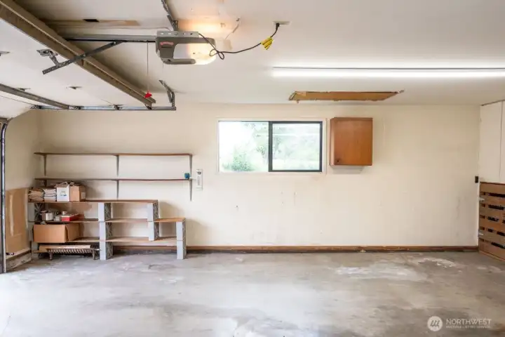 Two car garage