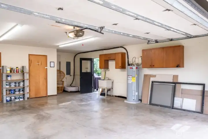 Two car garage