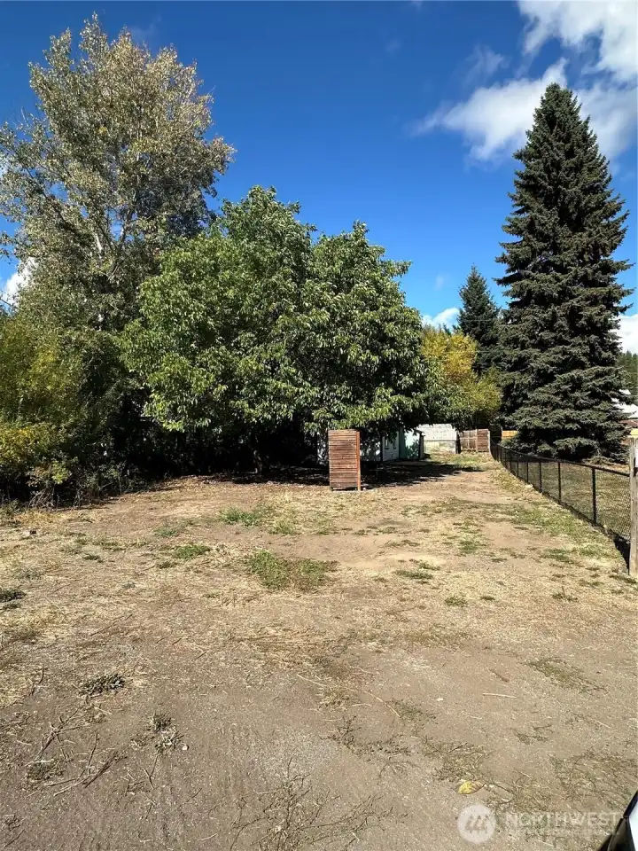 South side of property facing the North