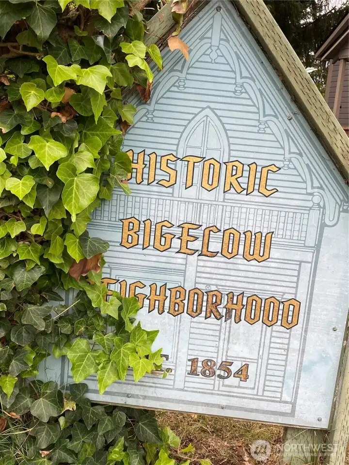 Welcome to the Historic Bigelow Neighborhood! EST 1854! Own a part of Olympia's history!