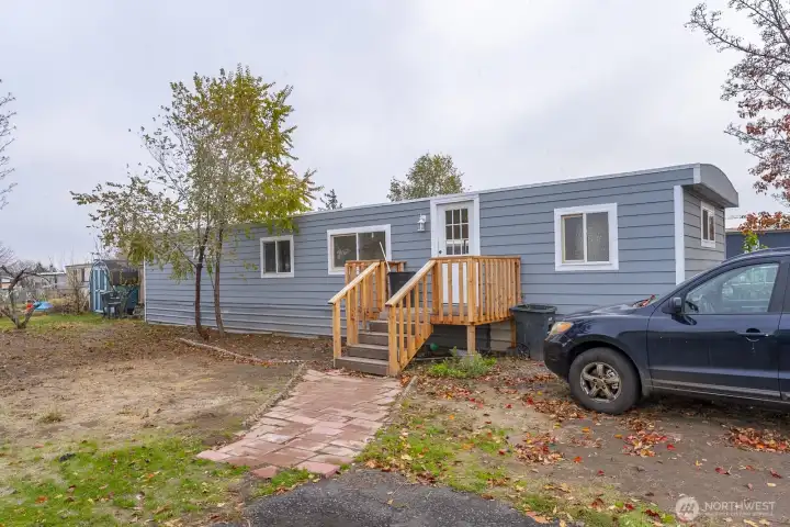 Fresh paint, metal roof