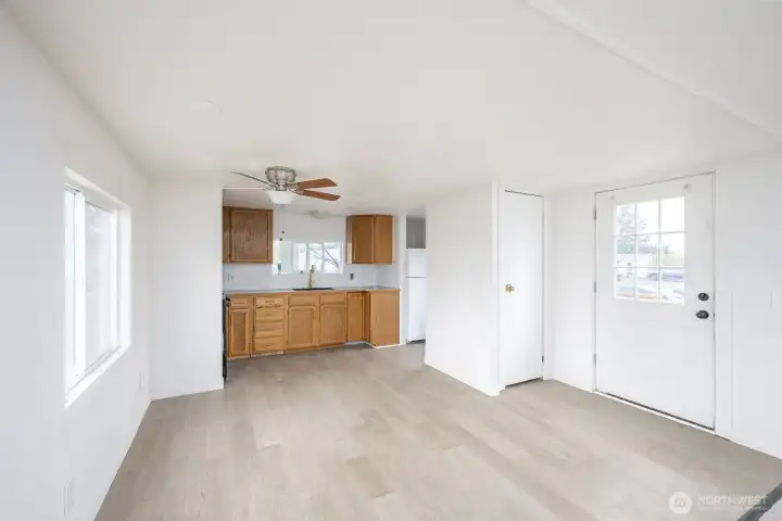 New paint, windows, flooring