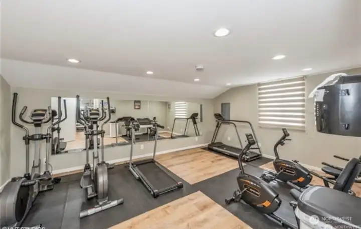 Stay active with access to two well equipped fitness rooms- conveniently located within the community.