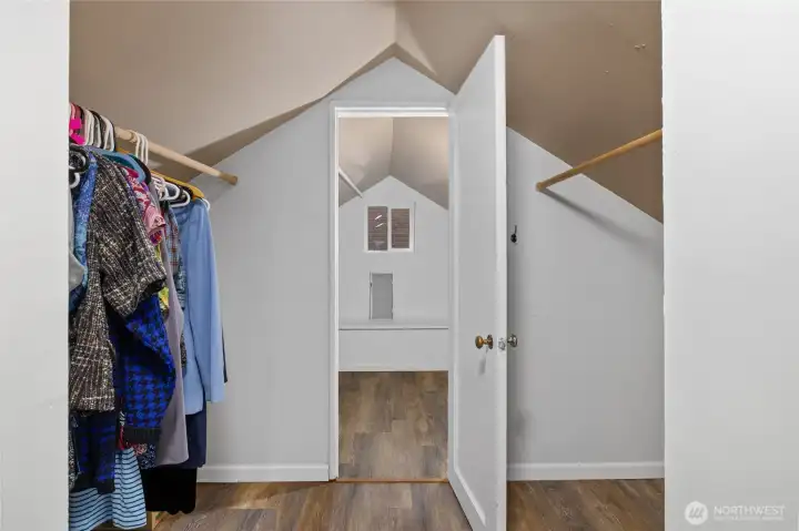 Upstaris Bedroom closet