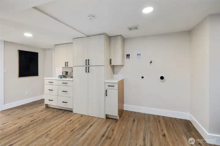 Lower Level Laundry/Entertainment Room