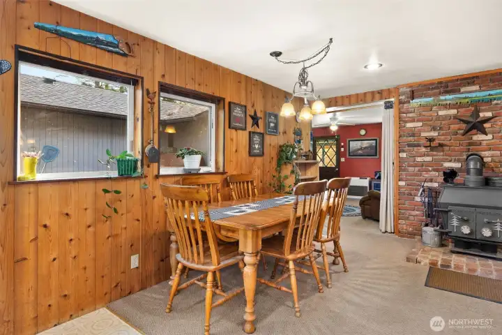 Spacious enough for a large table—perfect for hosting friends.