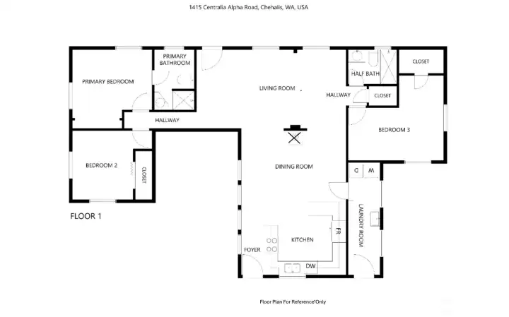 Floor plan provided for reference to help visualize the layout and flow of the home.