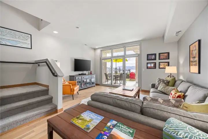 Lower level living room