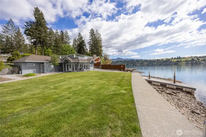 Marina community center and beach