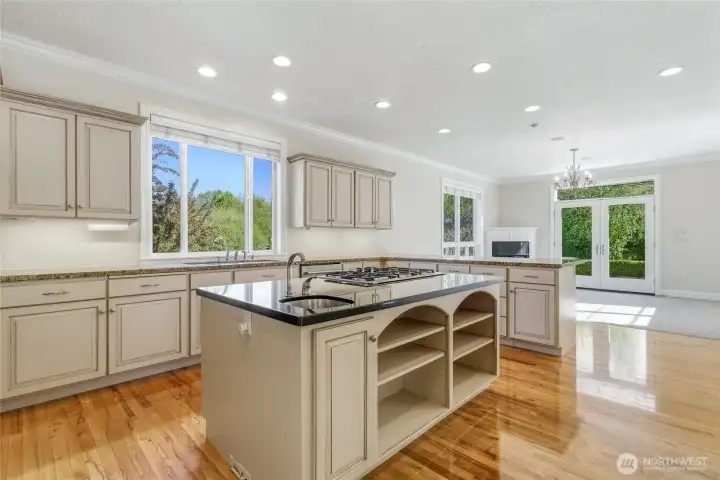 Kitchen with Family room