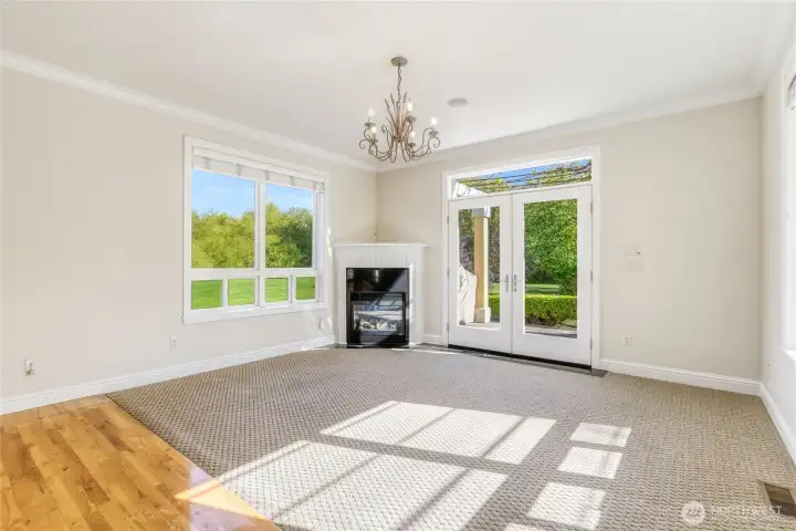 Family Room with 2nd Gas Fireplace