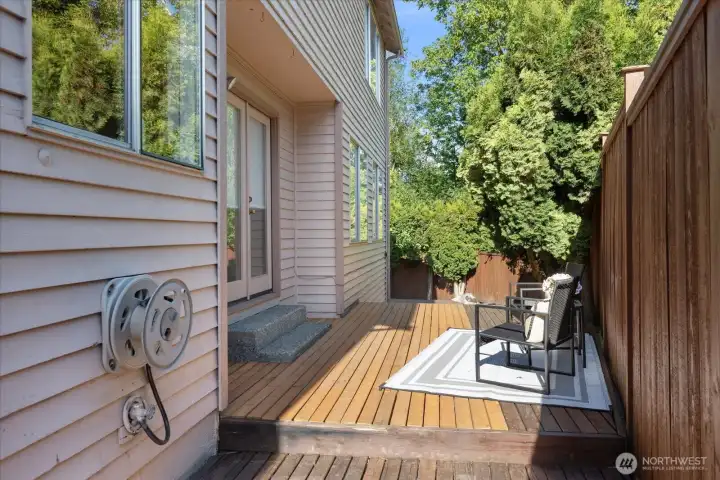 Backyard deck