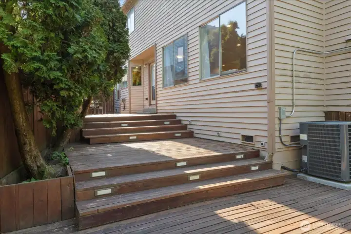 Backyard deck