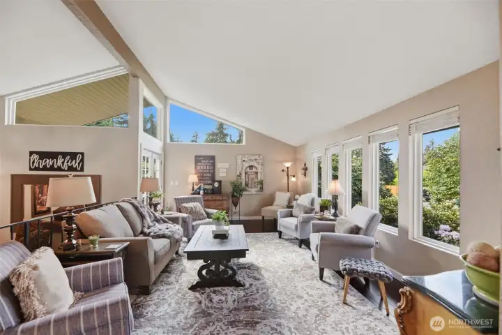 Beautiful and spacious living room.