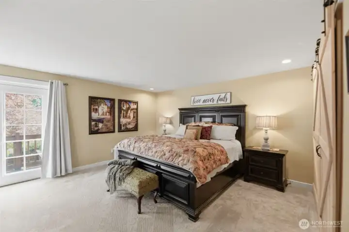 Large primary suite.