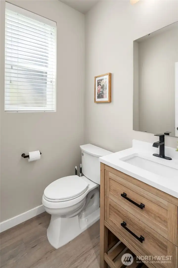 Upgraded Vanity & Toilet