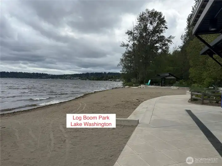 Log Boom Park on Lake Washington