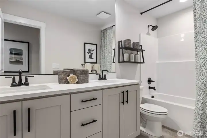 Photos are of the model home. Finishes and colors may vary.