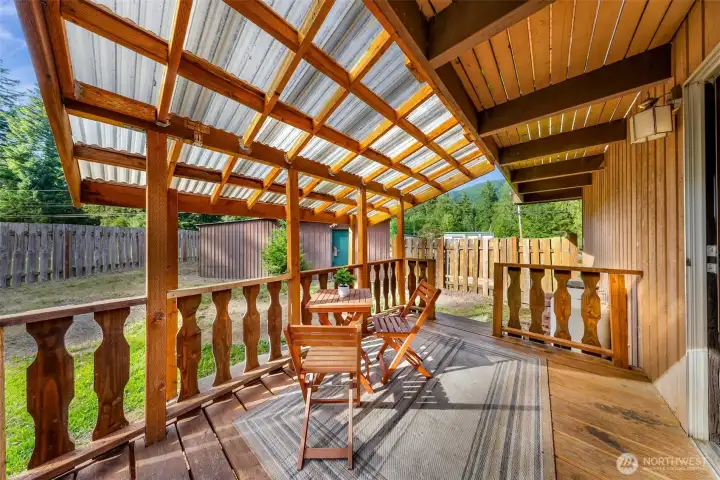 Covered Deck off Primary Bedroom