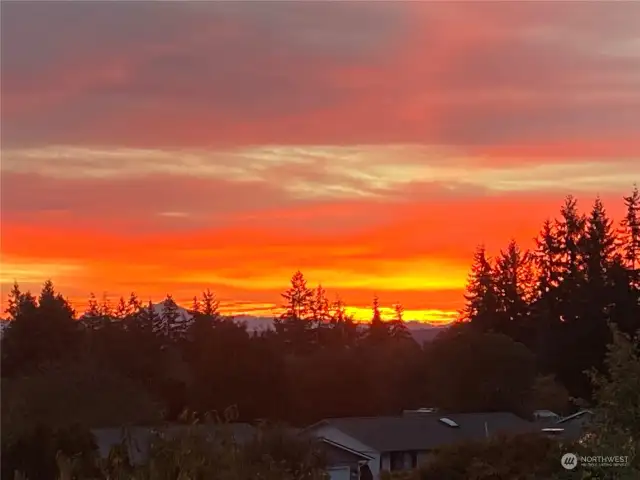 Colorful sunrises from your new home