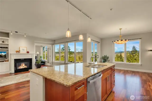 Kitchen with a view