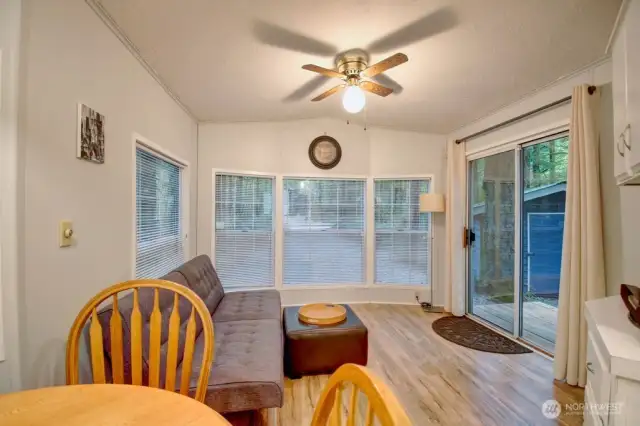 Living and dining area