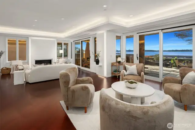 Sellers installed the Quantum Patio doors to maximize views of the lake