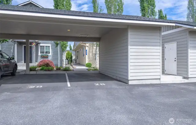 2 Covered Parking spaces #28