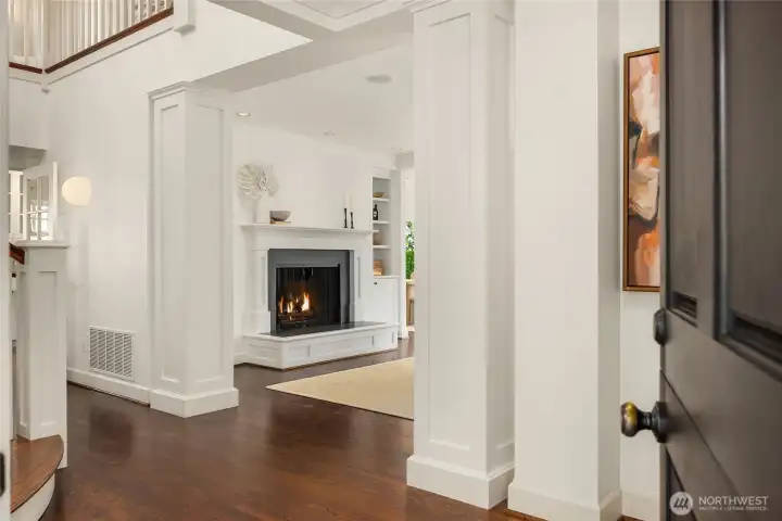 As you walk into the home....