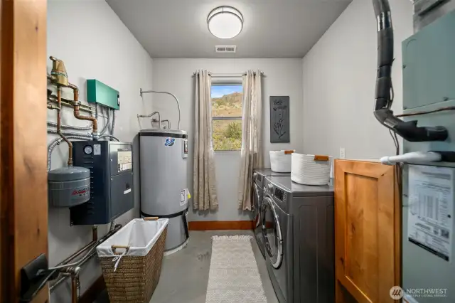 Laundry room & mechanical