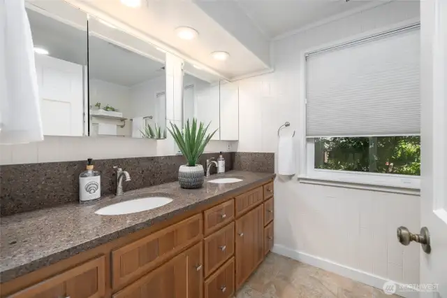 Primary bathroom.