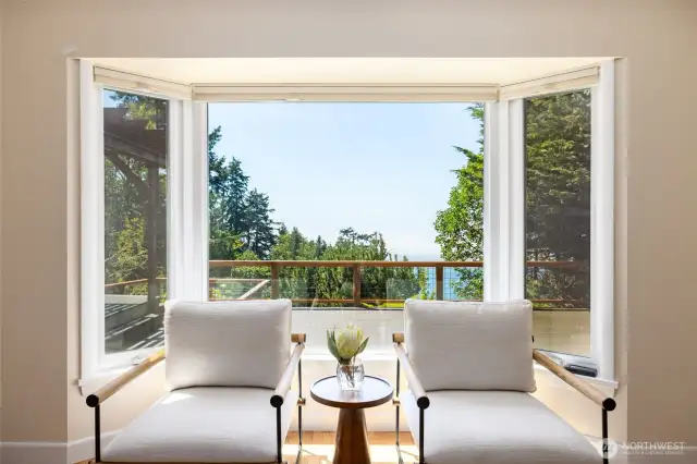 Gorgeous views from most rooms in this home.