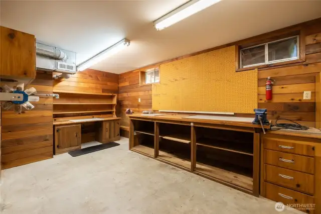 Hobby/studio area could be used as is or converted for another use.