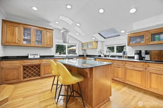 Kitchen from back hall