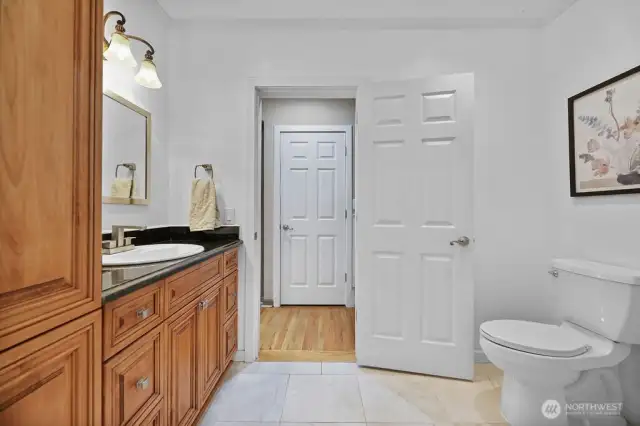 Main floor bathroom