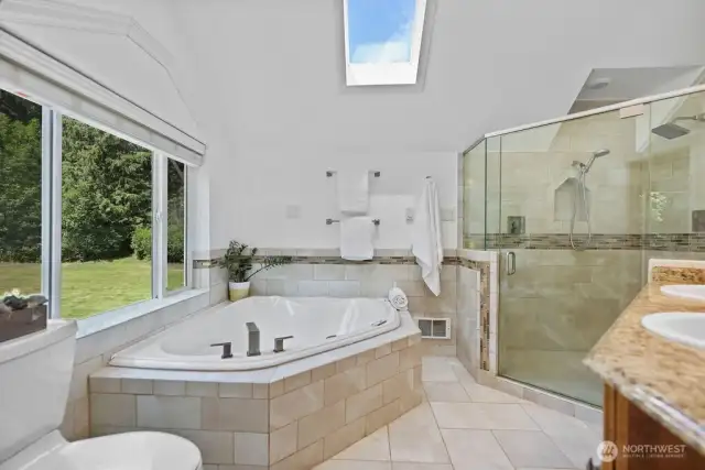 Primary suite bathroom