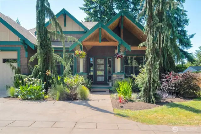 Enjoy living on one floor with only a few steps to the entry and one step down to the garage.
