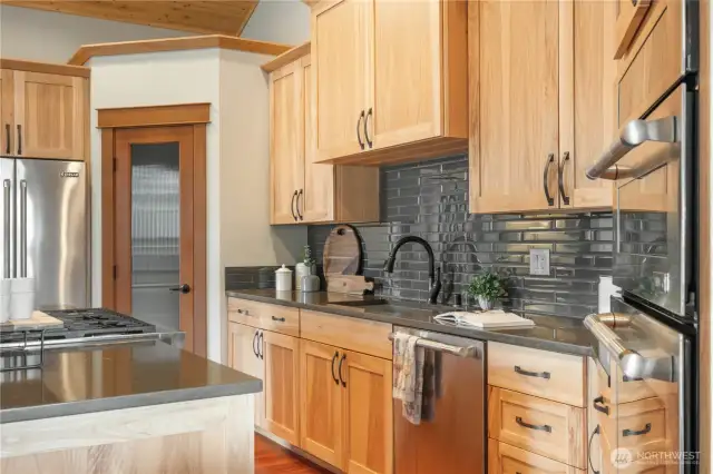 Pot filler above gas range!