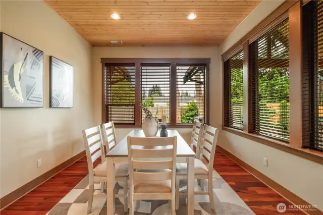 Formal dining.
