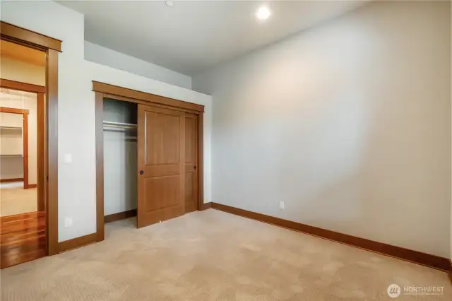 Bedroom 3 closet and niche.