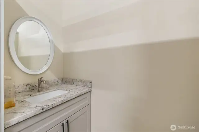 Half bath in detached shop.