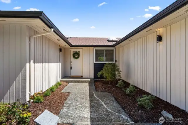 Private front entry