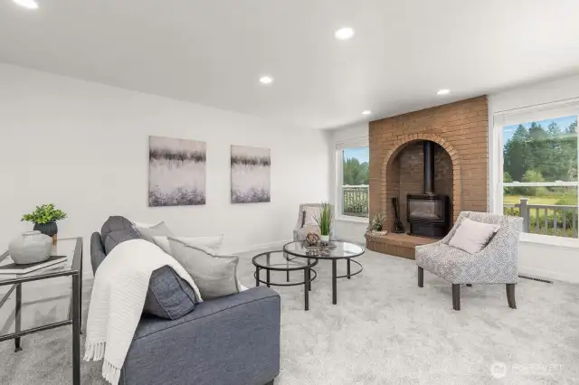 Large Sunken Living Room