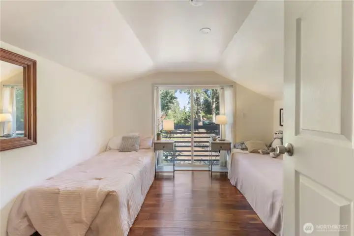 3rd bedroom has a mountain view