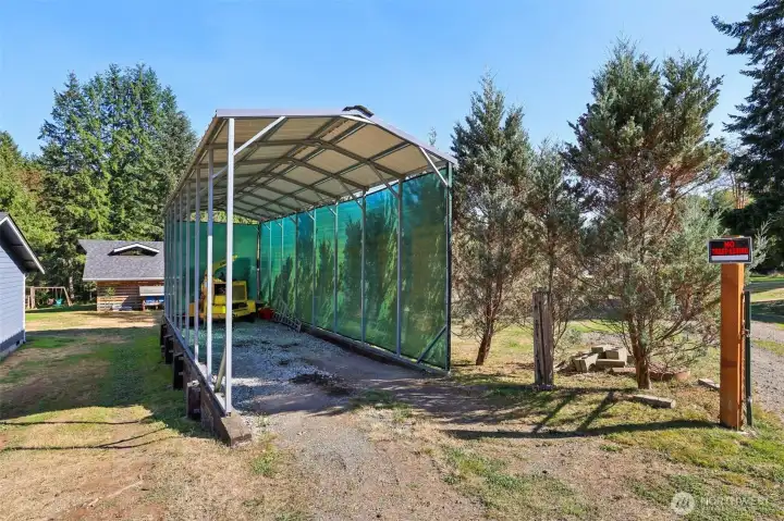 Covered RV parking