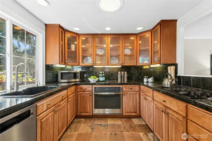 Kitchen with pantry and great layout.